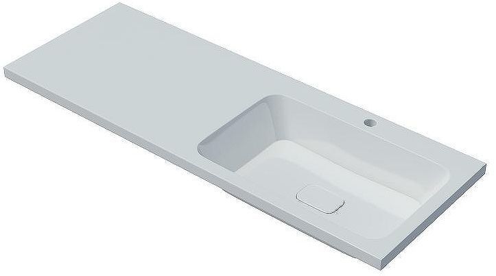 Раковина Madera Kamilla 130 R 4627173210584 с местом под стиральную машину Белая Раковина Madera Kamilla 130 R 4627173210584 с местом под стиральную машину Белая