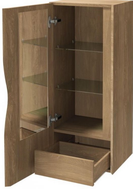 Колонна подвесная Jacob Delafon Stillness, петли слева, цвет тёмный дуб [EB2006G-P7]