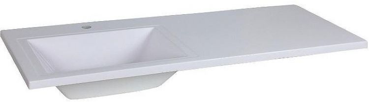 Раковина Brevita Marko Гавана 100 L 5212100 с местом под стиральную машину Белая Раковина Brevita Marko Гавана 100 L 5212100 с местом под стиральную машину Белая