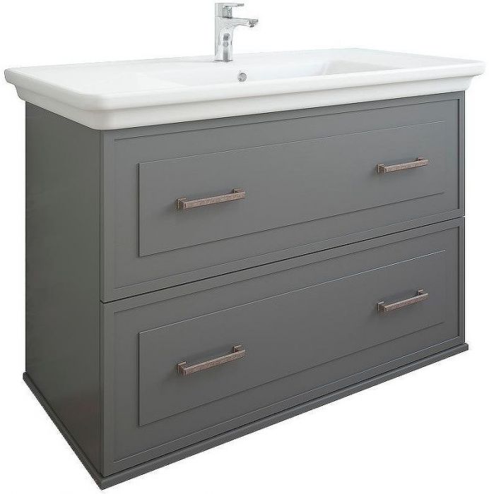 Тумба под раковину Sanflor Модена 105 С02733 подвесная Серая