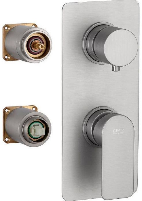 Смеситель для душа Remer Infinity I93KBNPO Никель матовый брашированный