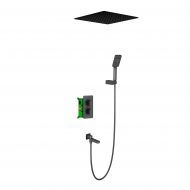 Душевая система встроенная с термостатом Timo Petruma SX-5019/03SM черный