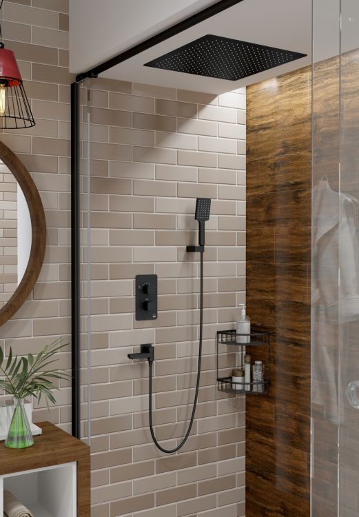 Душевая система встроенная с термостатом Timo Petruma SX-5019/03SM черный Душевая система встроенная с термостатом Timo Petruma SX-5019/03SM черный