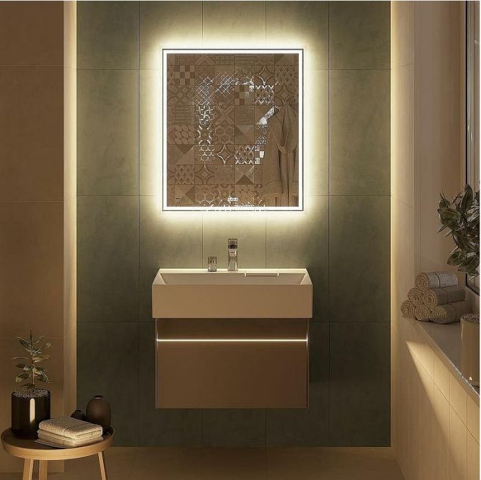 Тумба под раковину Kerama Marazzi Logica 70 LOG.70.2\SAN подвесная Песчаная