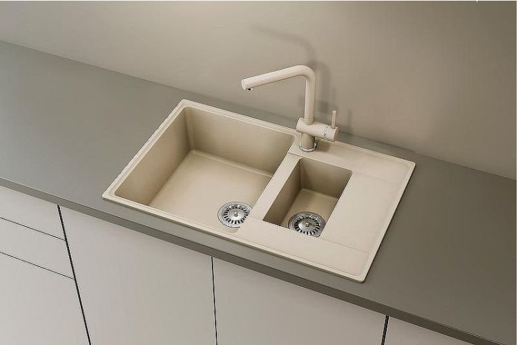 Кухонная мойка Ulgran Quartz Prima 780 1,5 K-10 Песок