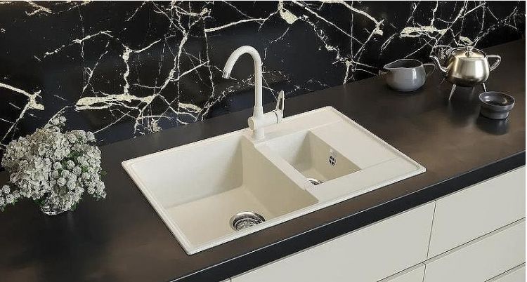 Кухонная мойка Ulgran Quartz Prima 780 1,5 K-10 Песок