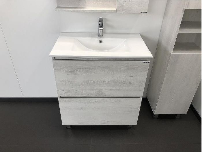 Тумба с раковиной Comforty Верона 75 00004137102 Дуб белый