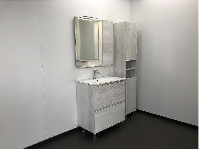 Тумба с раковиной Comforty Верона 75 00004137102 Дуб белый