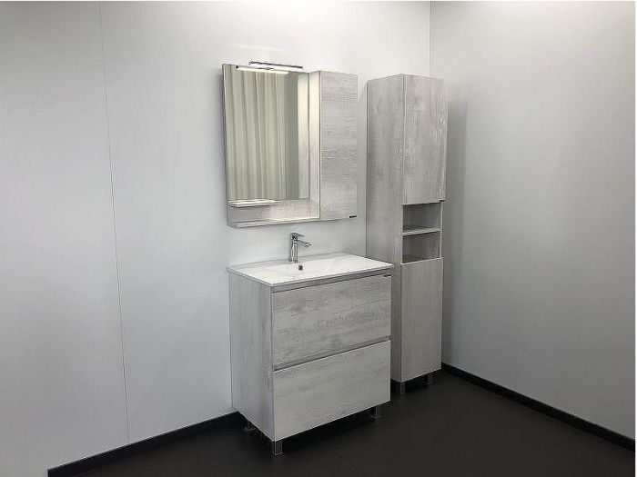 Тумба с раковиной Comforty Верона 75 00004137102 Дуб белый