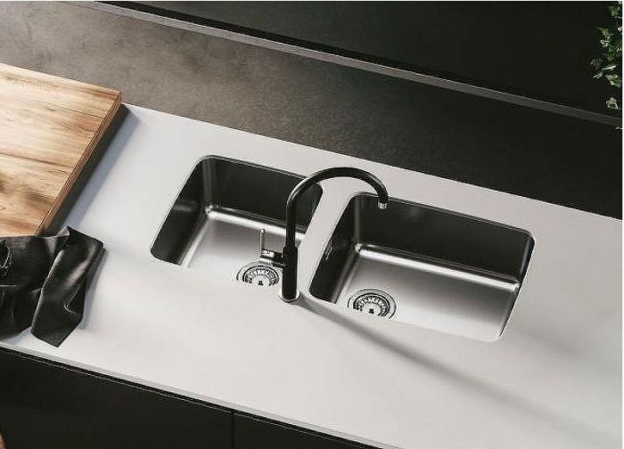 Кухонная мойка Alveus Luno 20 SAT 90 FI 340x400 1128740 Сатинированная сталь