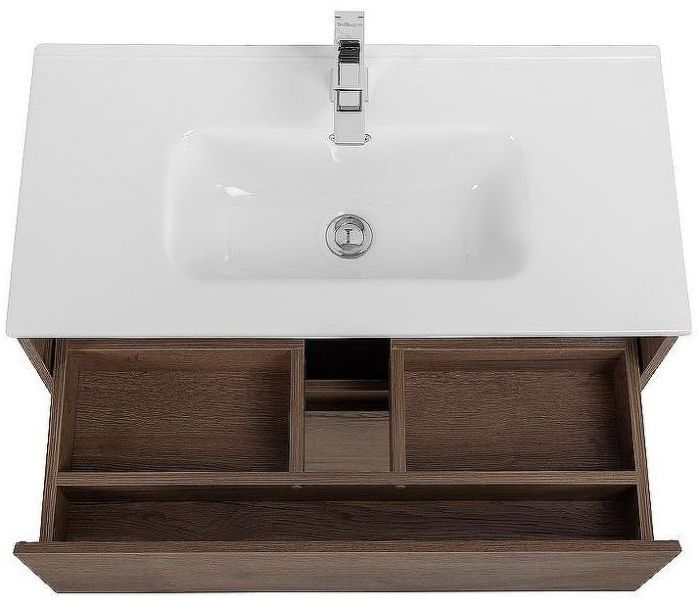 Тумба под раковину BelBagno Kraft 39 50 KRAFT39-500/390-2C-PIA-RT Rovere Tabacco