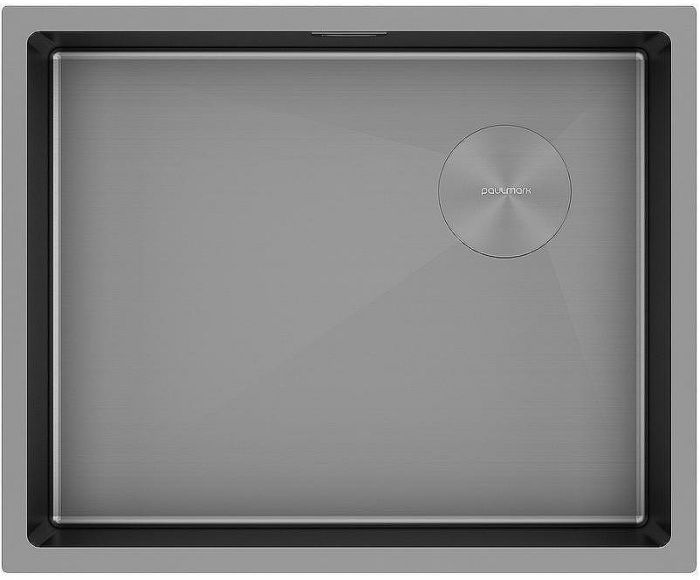 Кухонная мойка Paulmark Next-Skew 54 Uni PM885444-MG Матовый серый