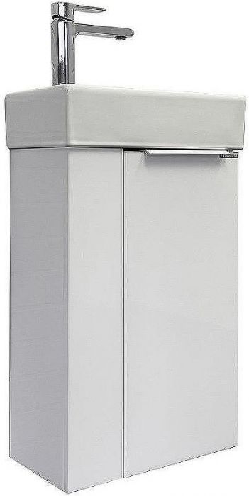 Тумба с раковиной Comforty Асти 40 00-00012835 подвесная Белый глянец