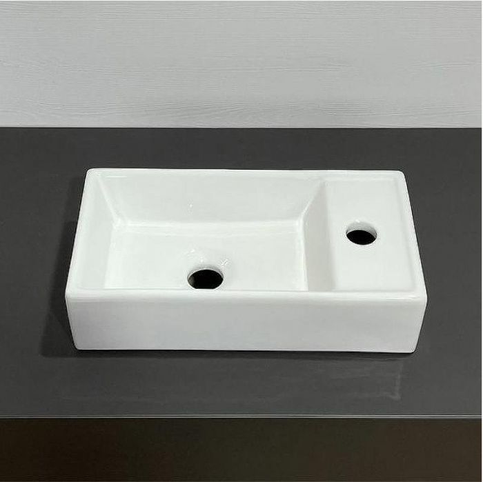 Тумба с раковиной Comforty Асти 40 00-00012835 подвесная Белый глянец