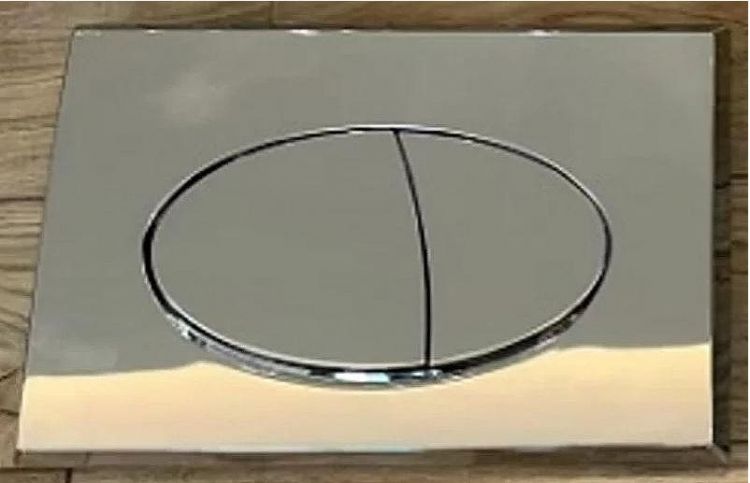 Клавиша смыва CeramaLux NC-015 Хром