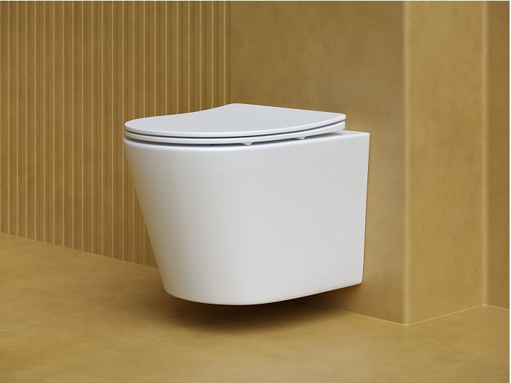 Подвесной унитаз CERAMICANOVA Balearica Rimless (цвет Белый Матовый) CN6000MW