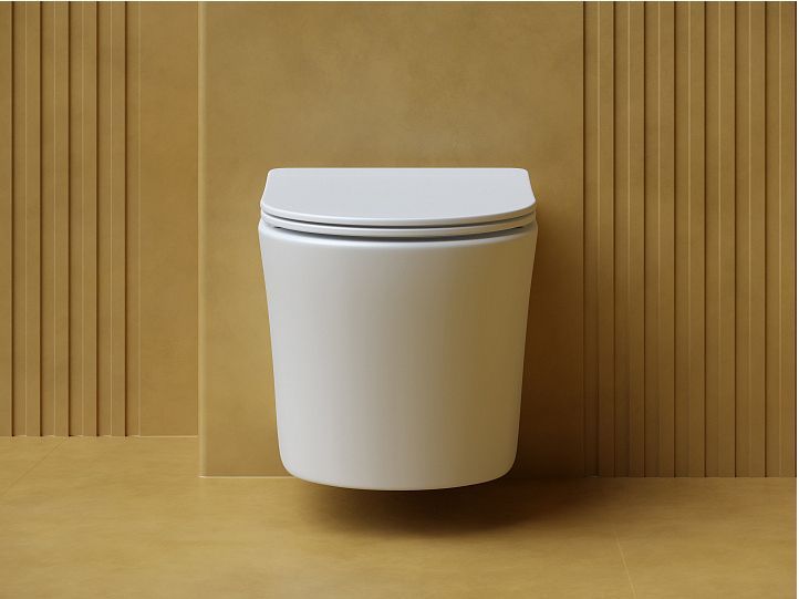 Подвесной унитаз CERAMICANOVA Balearica Rimless (цвет Белый Матовый) CN6000MW