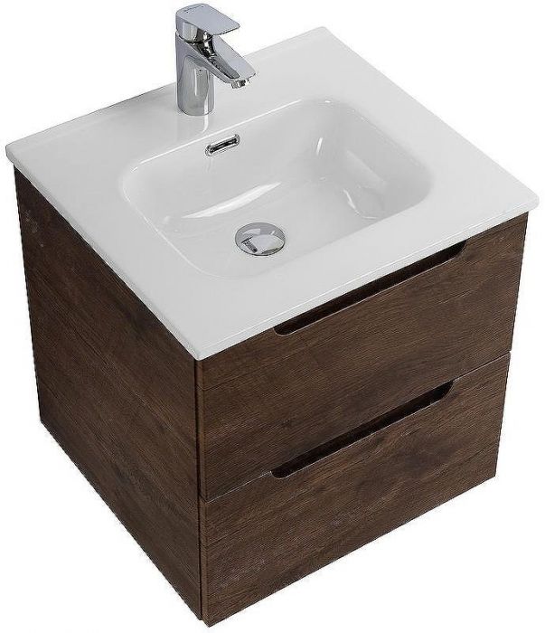 Тумба под раковину BelBagno Etna 50 ETNA-500-2C-SO-RW подвесная Rovere Moro