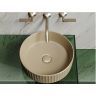 Умывальник CERAMICANOVA Element чаша накладная круглая (цвет Капучино Матовый) CN6057MC