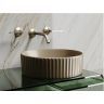 Умывальник CERAMICANOVA Element чаша накладная круглая (цвет Капучино Матовый) CN6057MC