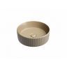 Умывальник CERAMICANOVA Element чаша накладная круглая (цвет Капучино Матовый) CN6057MC
