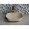 Умывальник CERAMICANOVA Element чаша накладная прямоугольная (цвет Капучино Матовый) CN6009MC