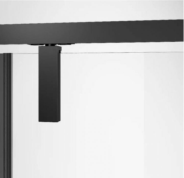 Душевая дверь Veconi Vianno VN-34B 100 VN34B-100-01-C7 профиль Черный матовый стекло прозрачное