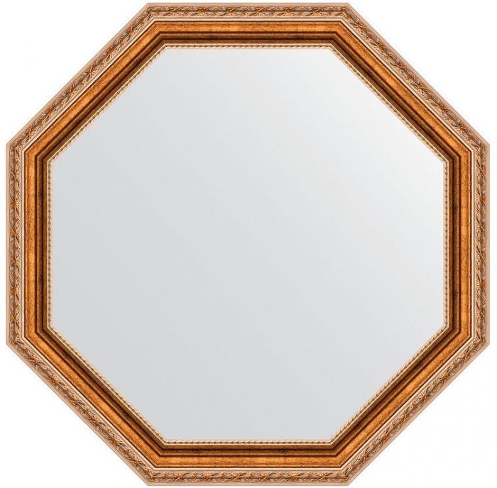 Зеркало Evoform Octagon 67х67 BY 3992 в багетной раме - Версаль бронза 64