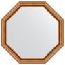Зеркало Evoform Octagon 67х67 BY 3992 в багетной раме - Версаль бронза 64