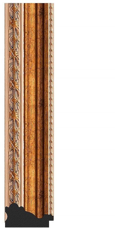 Зеркало Evoform Octagon 67х67 BY 3992 в багетной раме - Версаль бронза 64