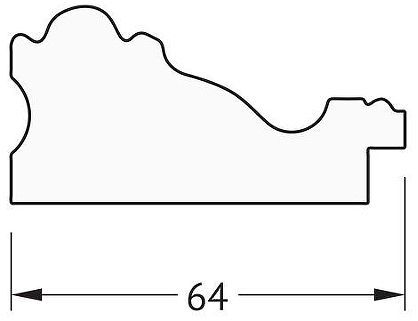 Зеркало Evoform Octagon 67х67 BY 3992 в багетной раме - Версаль бронза 64