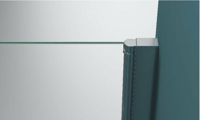 Душевая дверь BelBagno Etna 160 ETNA-B-2-160-C-Cr профиль Хром стекло прозрачное