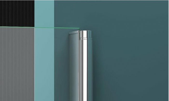 Душевая дверь BelBagno Etna 160 ETNA-B-2-160-C-Cr профиль Хром стекло прозрачное