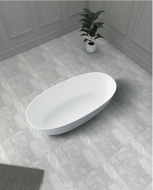 Ванна из искусственного камня Abber Stein 170x75 AS9624-1.7 без гидромассажа