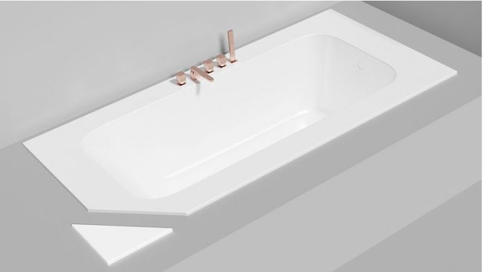 Ванна из искусственного камня Salini Orlanda Plus 190х100 102024M Белая матовая