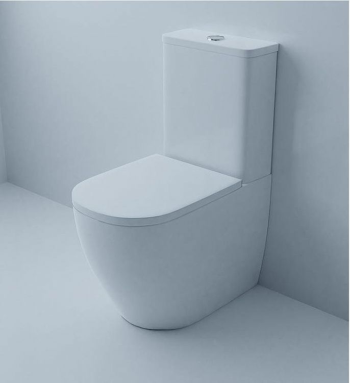 Унитаз компакт Azario Renda AZ-8693 с бачком и сиденьем Микролифт Унитаз компакт Azario Renda AZ-8693 с бачком и сиденьем Микролифт