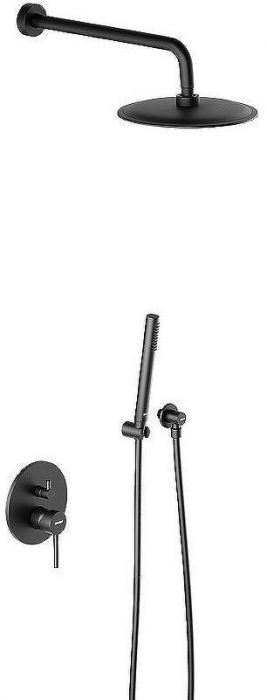 Душевая система Damixa Scandinavian Pure 936520300 Черная матовая