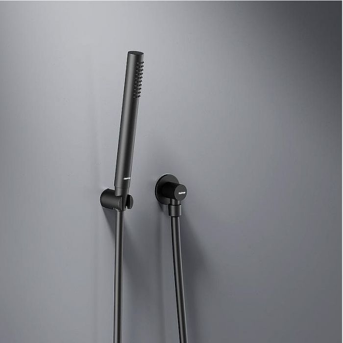 Душевая система Damixa Scandinavian Pure 936520300 Черная матовая