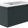 Тумба под раковину La Fenice Terra 80 FNC-01-TER-G-80 подвесная Серо-зеленая