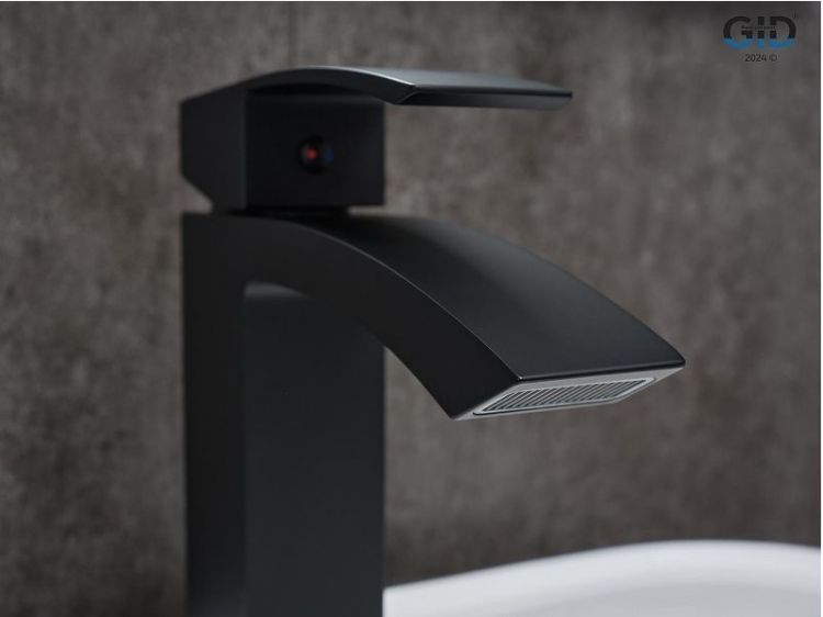 Смеситель для раковины Gid Victoria L120BMK цвет Черный матовый Смеситель для раковины Gid Victoria L120BMK цвет Черный матовый