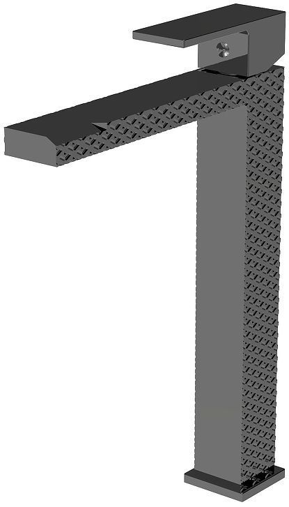 Смеситель для раковины Knotlor Stable KN-24/GMP цвет Вороненая сталь Смеситель для раковины Knotlor Stable KN-24/GMP цвет Вороненая сталь