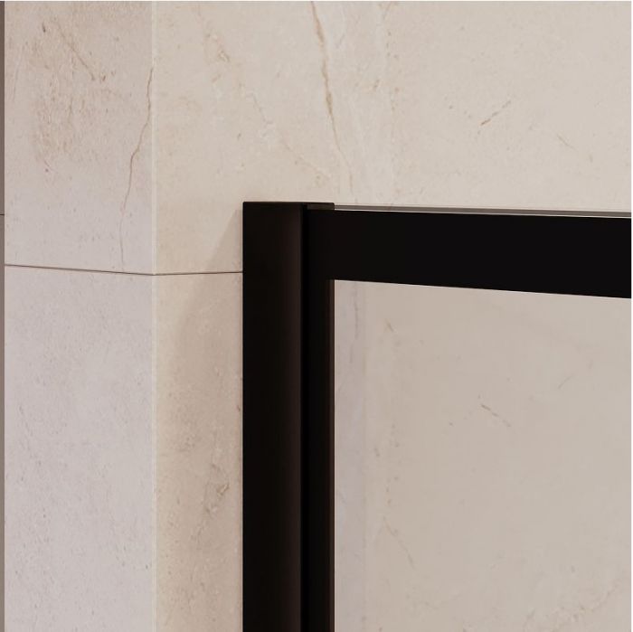 Душевая перегородка RGW Walk In WA-111B 90 411011109-84 профиль Черный стекло прозрачное