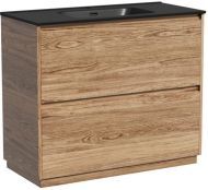 Тумба напольная под раковину SANCOS Libra Floor, дуб чарльстон 990х450х840 мм, LB100FECH