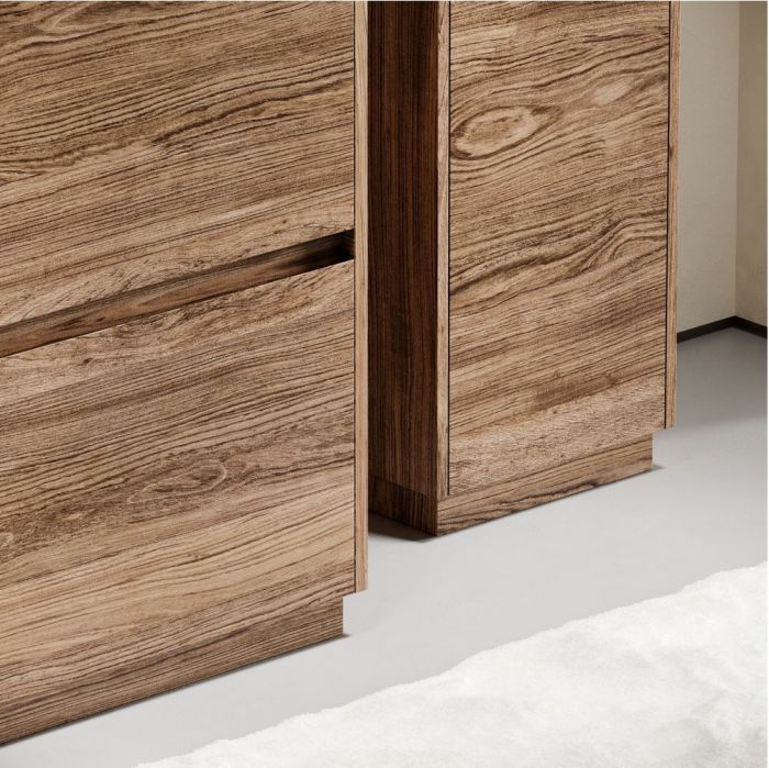 Тумба напольная под раковину SANCOS Libra Floor, дуб чарльстон 990х450х840 мм, LB100FECH