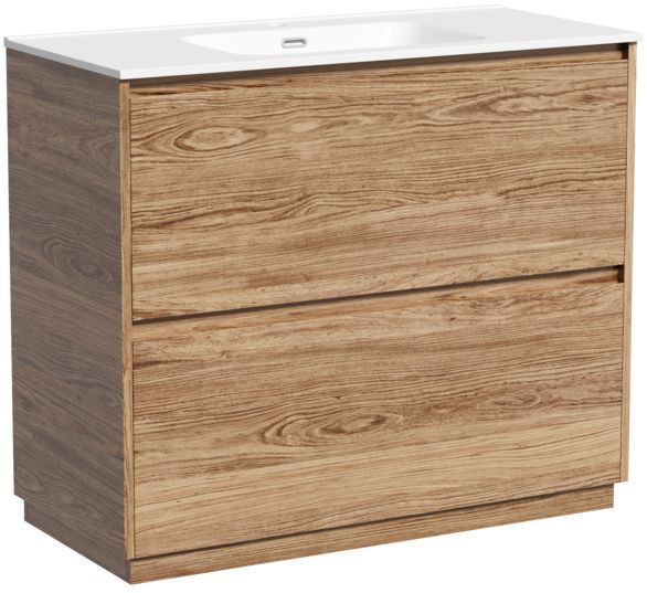 Тумба напольная под раковину SANCOS Libra Floor, дуб чарльстон 990х450х840 мм, LB100FECH