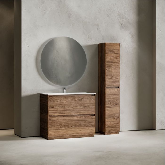 Тумба напольная под раковину SANCOS Libra Floor, дуб чарльстон 990х450х840 мм, LB100FECH