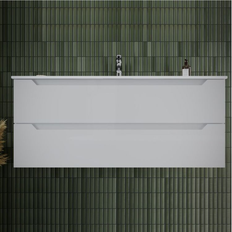 Тумба подвесная SANCOS под раковину Norma 2.0, белый глянец 1190х450х500, NR2.0120-1W Тумба подвесная SANCOS под раковину Norma 2.0, белый глянец 1190х450х500, NR2.0120-1W