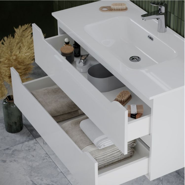 Тумба подвесная SANCOS под раковину Norma 2.0, белый глянец 1190х450х500, NR2.0120-1W Тумба подвесная SANCOS под раковину Norma 2.0, белый глянец 1190х450х500, NR2.0120-1W