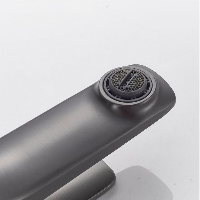 Смеситель для раковины Shevanik S4201T цвет Оружейная сталь
