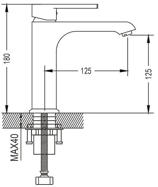 Смеситель для раковины Shevanik S9301 цвет Хром